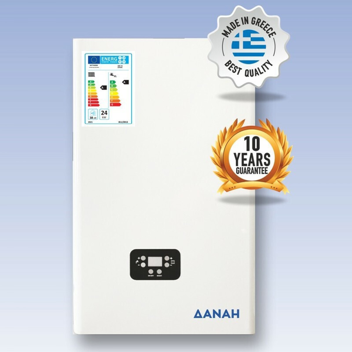 Λέβητας Αερίου συμπύκνωσης Mytherm ΔΑΝΑΗ GM 40 + Καμινάδα